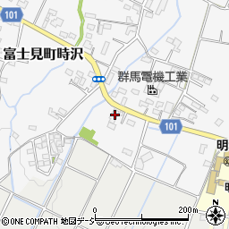 群馬県前橋市富士見町時沢939周辺の地図