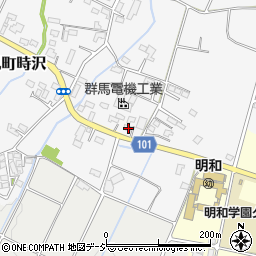 群馬県前橋市富士見町時沢1021-1周辺の地図