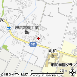 群馬県前橋市富士見町時沢1015周辺の地図