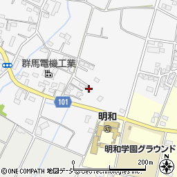 群馬県前橋市富士見町時沢1011周辺の地図