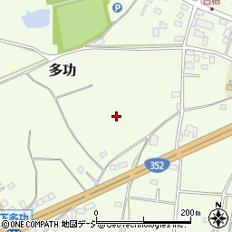 栃木県河内郡上三川町多功周辺の地図