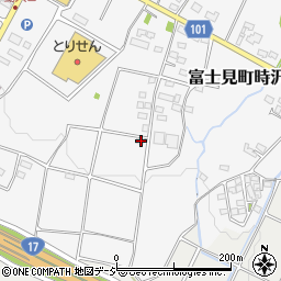 群馬県前橋市富士見町時沢831周辺の地図