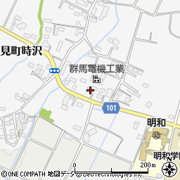 群馬県前橋市富士見町時沢1024周辺の地図