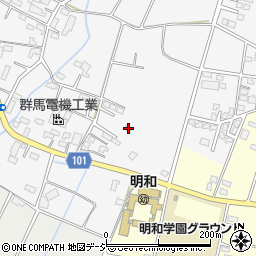 群馬県前橋市富士見町時沢1036周辺の地図