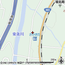 「道の駅」さかきた公衆トイレ周辺の地図