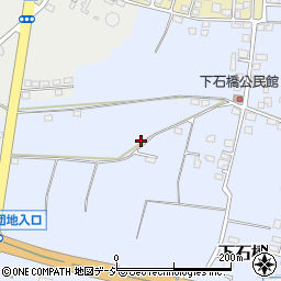 栃木県下野市下石橋周辺の地図