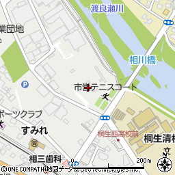 北関東秩父コンクリート桐生工場周辺の地図