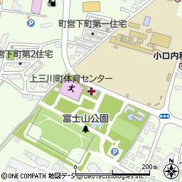 上三川町武道館周辺の地図