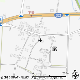 栃木県上三川町（河内郡）梁周辺の地図