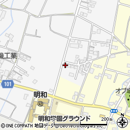群馬県前橋市富士見町時沢1001周辺の地図