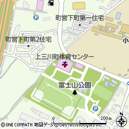 上三川町役場　体育センター周辺の地図