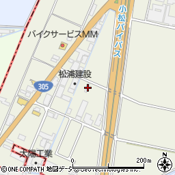 石川県能美市大長野町丁5周辺の地図