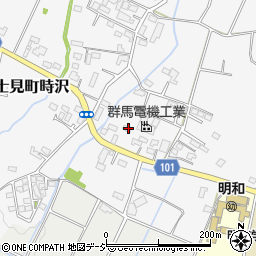 群馬県前橋市富士見町時沢1025周辺の地図