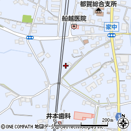栃木県栃木市都賀町家中6002周辺の地図
