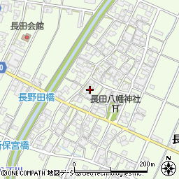 石川県小松市長田町リ周辺の地図