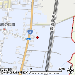 栃木県下野市下石橋287-1周辺の地図