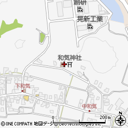 和気公民館周辺の地図