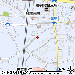 栃木県栃木市都賀町家中2211周辺の地図