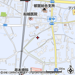 栃木県栃木市都賀町家中2212周辺の地図