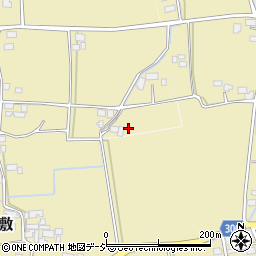 長野県北安曇郡松川村1186周辺の地図
