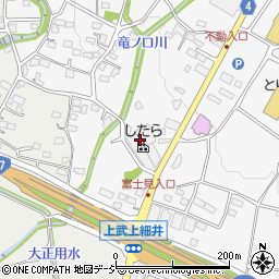 株式会社したら　富士見第二工場周辺の地図