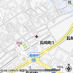 石川県小松市長崎町丁周辺の地図