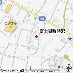 群馬県前橋市富士見町時沢860周辺の地図