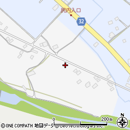 栃木県栃木市尻内町20周辺の地図