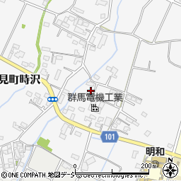 群馬県前橋市富士見町時沢1029周辺の地図