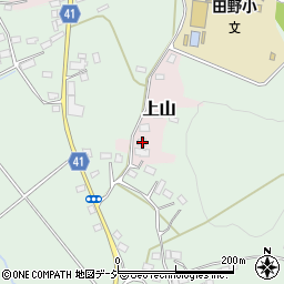 栃木県芳賀郡益子町上山5周辺の地図