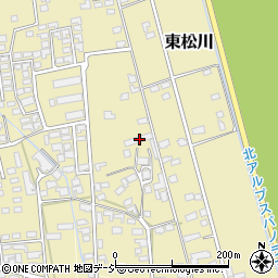 長野県北安曇郡松川村5728-16周辺の地図