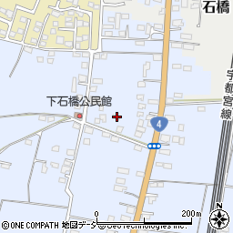栃木県下野市下石橋385周辺の地図