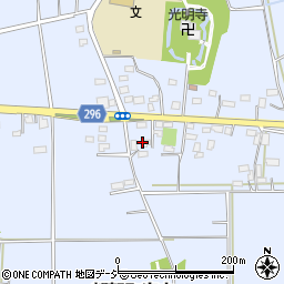 栃木県栃木市都賀町家中1184周辺の地図