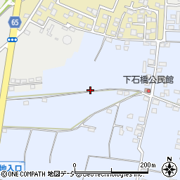 栃木県下野市下石橋377-3周辺の地図