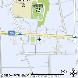 栃木県栃木市都賀町家中1166周辺の地図