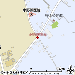 小野瀬医院前周辺の地図