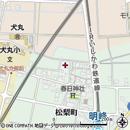 宮西絹織物工場周辺の地図