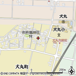 石川県小松市犬丸町甲周辺の地図