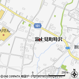 群馬県前橋市富士見町時沢1127-3周辺の地図