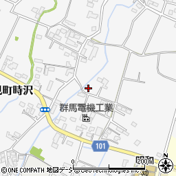 群馬県前橋市富士見町時沢1052周辺の地図