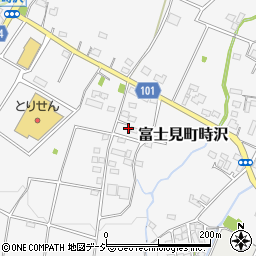 群馬県前橋市富士見町時沢857周辺の地図