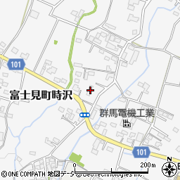 群馬県前橋市富士見町時沢923周辺の地図