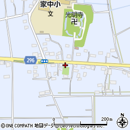 栃木県栃木市都賀町家中1180周辺の地図
