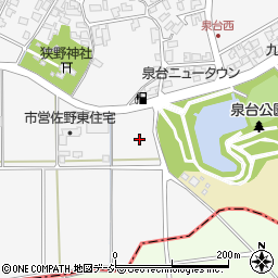 石川県能美市佐野町カ周辺の地図