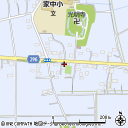 栃木県栃木市都賀町家中1182周辺の地図