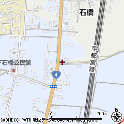 栃木県下野市下石橋321周辺の地図