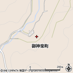 栃木県佐野市御神楽町周辺の地図
