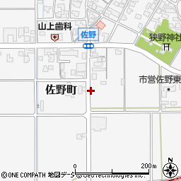 石川県能美市佐野町ヌ周辺の地図