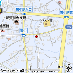 栃木県栃木市都賀町家中1730周辺の地図