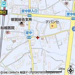 栃木県栃木市都賀町家中2333周辺の地図